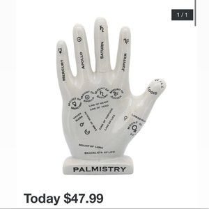 Sagebrook Home palmistry hand